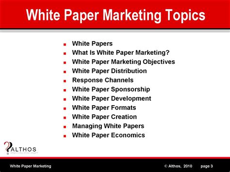 white paper topic ideas